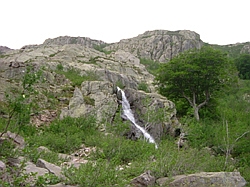 Die Bergwelt Korsikas oberhalb des Refuge de Manganu