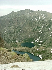 Lac de Capitell und Lac de Melo