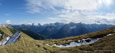 Karwendelblick von der Fleischbank