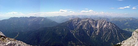 Panoramablick vom Guffert