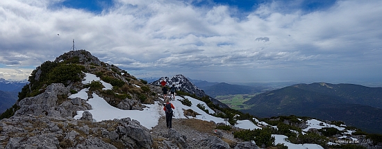 Blick vom Hochstaufengipfel