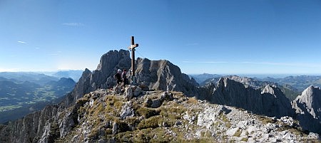 Gipfel Maukspitze und Ackerlspitz