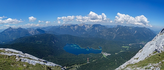 Panoramablick - aus der Riffelscharte.