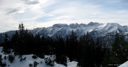 Panoramablick auf das Rofangebirge