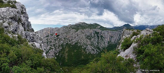 Blick in die Velika Paklenica.