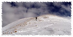 Am Hochjoch auf dem Weg zur Bleispitze