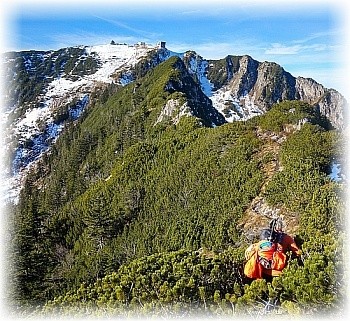 Hochfelln von der Strohnschneid gesehen