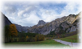 Die Lamsenspitze von der Gramaialm aus gesehen.