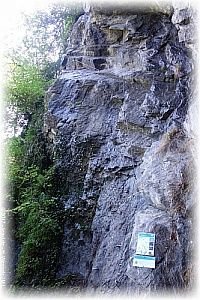 Einstiegsbereich Pfeilspitzwand-Klettersteig