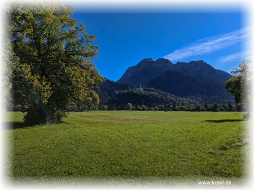 Der Säuling mit Schloss Neuschwanstein
