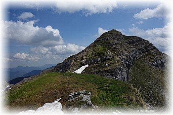 Gipfel des Schafreuter / Schafreiter. 
