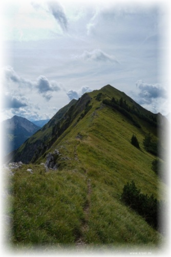 bergrücken zu Schreckenspitze