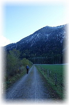 Der Seeberg von der Leitzach aus gesehen 