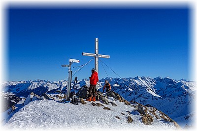 Gipfelkreuz am Steinmandl