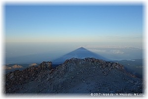 Der Schlagschatten des Pico del Teide - El Pitón