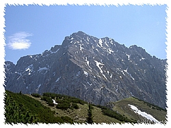 Der Wörner und der Wörner Sattel von Nordwesten gesehen